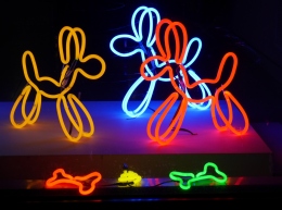 Neon Dogs by Deepa Mann-Kler